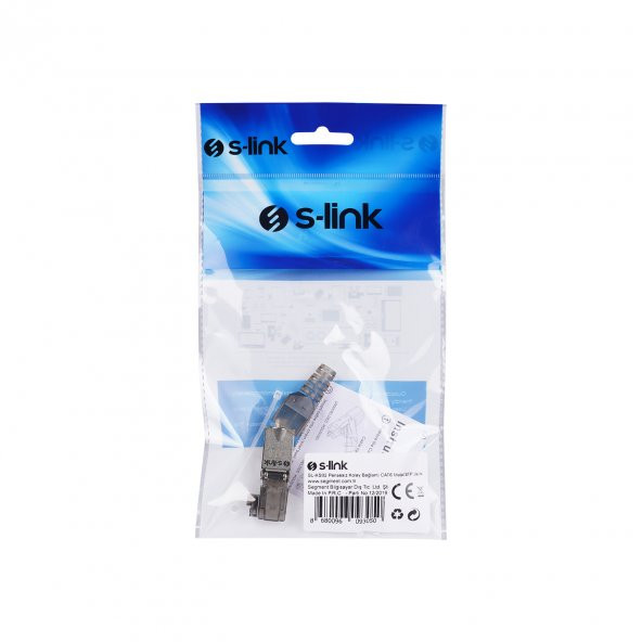 S-link SL-KS92 Pensesiz Kolay Bağlantı CAT6 Metal STP Jack