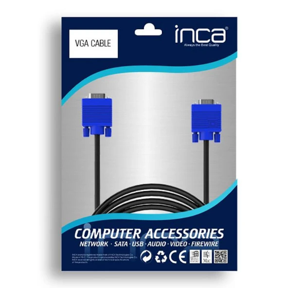 Inca Vga Kablo 1.5 Metre - IVGA-15PT - 4