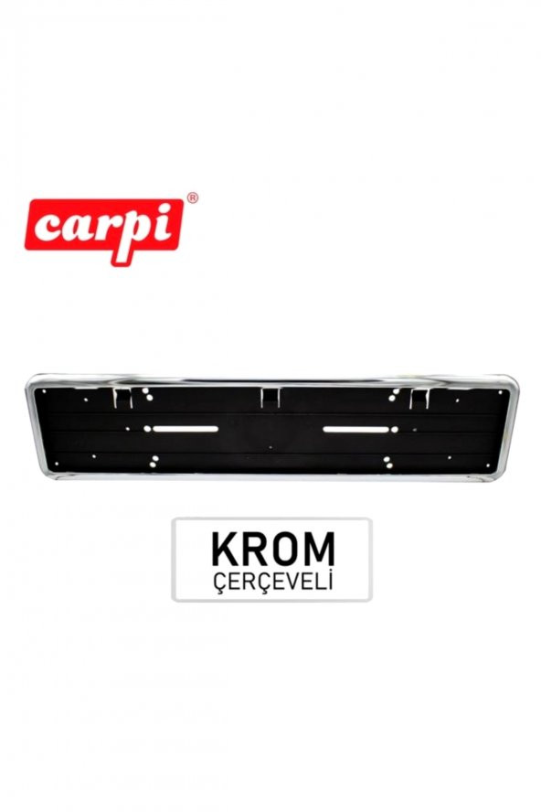 Carpi Hummer Tip Plakalık Yeni Nesil Tip Krom Çerçeveli 1 Adet - 3