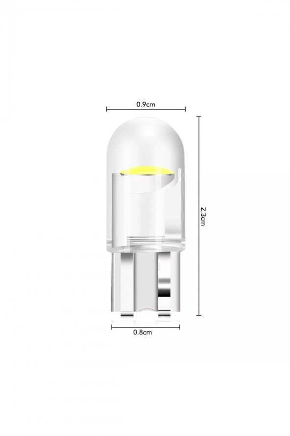 Oto Park Ledi T10 Led Yeni Nesil 12v Ampül Plaka Tavan Led Beyaz Orjinal Boyutlarda 2 Adet