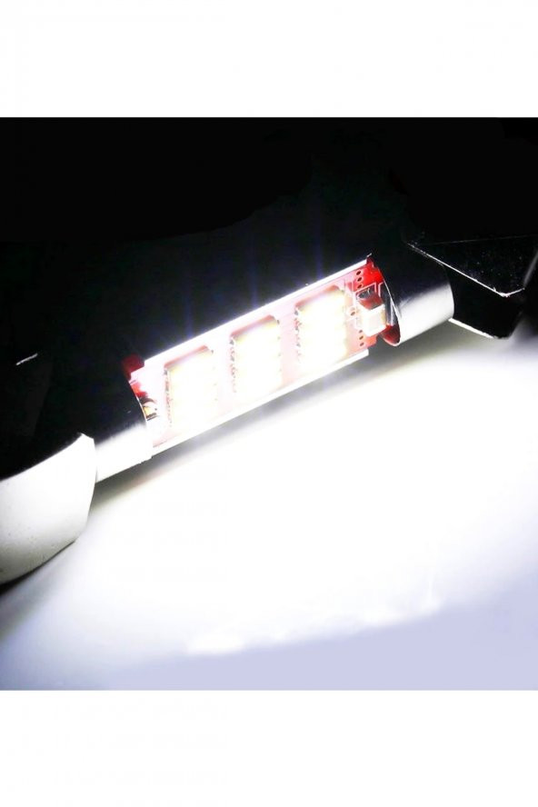 5 Adet Oto Tavan Led Canbus Sofit Led Beyaz 12v Plaka Led Ampül Ortam Aydınlatma 39mm - 3