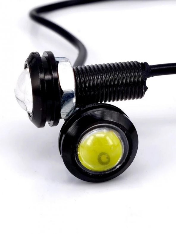 10 Adet Kartal Göz Led 12v Beyaz Ayna Altı Led Işık