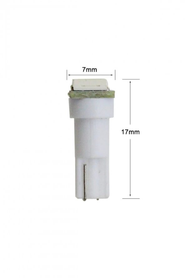 T5 Led Ampul Gösterge Lambası Mini Dipsiz Sarı Renk 12v 10 Adet - 3