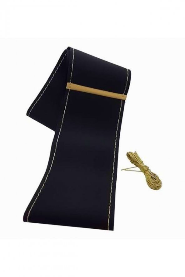 Volkswagen Polo 2017 Ve Sonrası Dikmeli Direksiyon Kılıfı Alkantra Bej Yüzüklü - Resim 2