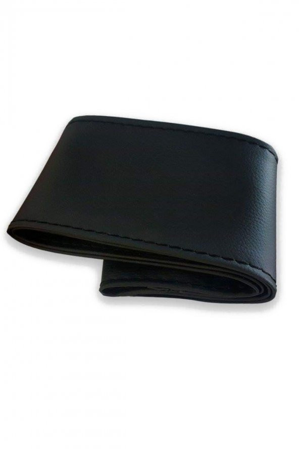 Fiat Egea Dikmeli Direksiyon Kılıfı Soft Siyah Deri-siyah Ipli ( 38×11cm ) - 2