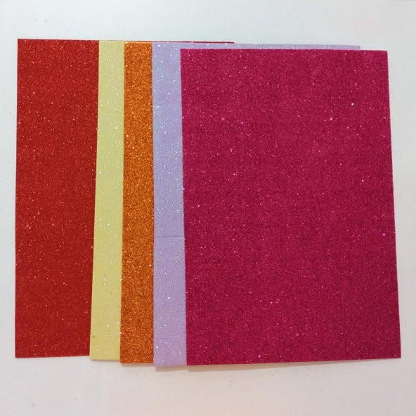 Renkli Simli Eva 10lu 20x30 Cm. - 3