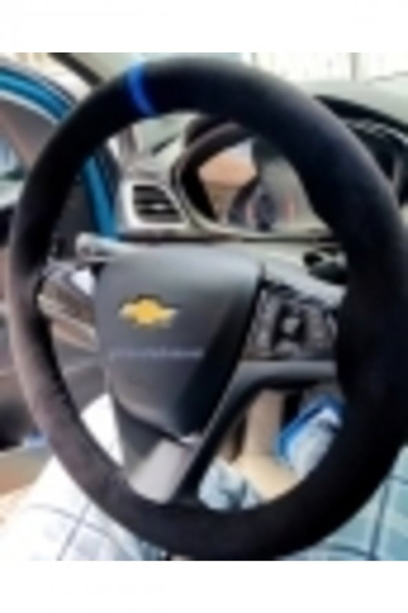 Chevrolet Aveo Dikmeli Direksiyon Kılıfı Kırmızı Yüzüklü Alkantara (nubuk) - 2