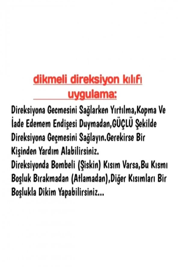 Fiat Fiorino Direksiyon Kılıfı Dikmeli Iki Renkli Mavi-siyah(4parçalı)  Uyumlu - 4