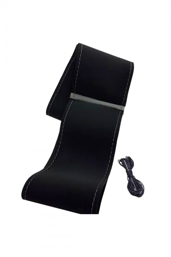 Vw Transporter T6 Dikmeli Direksiyon Kılıfı Alkantra Gri Yüzüklü - 2