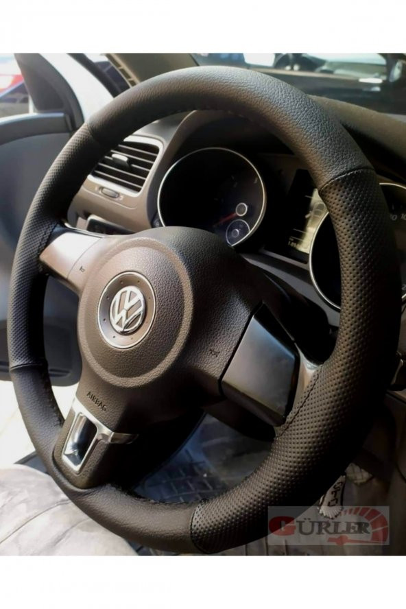 Tofaş Şahin Doğan Slx Uyumlu Iki Renkli Noktalı-soft Deri Direksiyon Kılıfı 4.parçalı