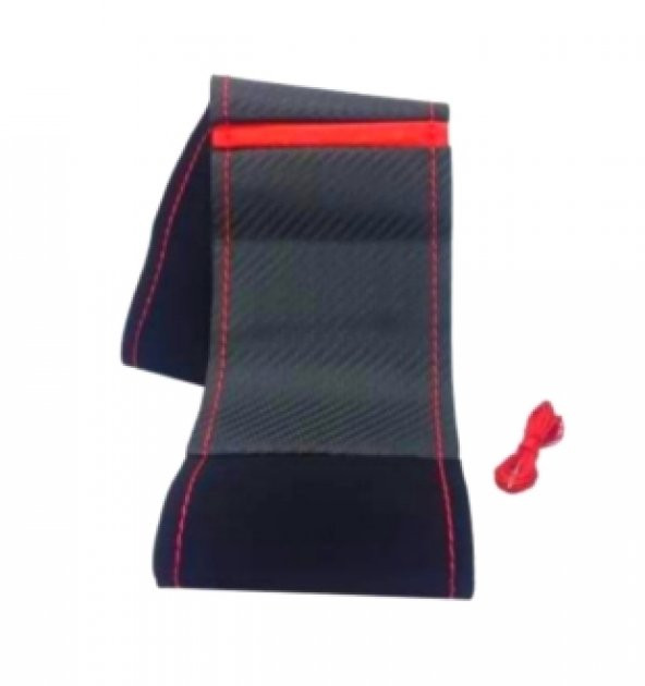 Nissan Qashqai Kırmızı Yüzüklü Nubuk Noktalı Deri Direksiyon Kılıfı - Resim 3