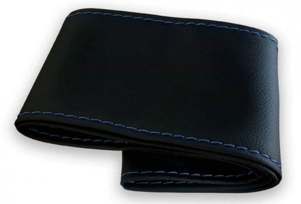 Dikmeli Direksiyon Kılıfı Mavi İpli 37-39cm Çap-10CM Kalınlık - 2
