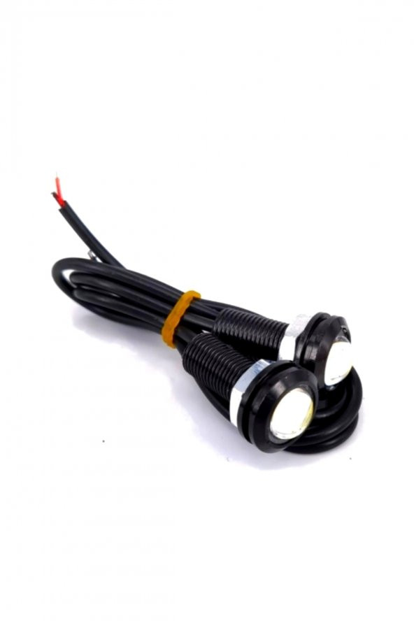 4 Adet Kartal Göz Led 12v Beyaz Sis Plaka Bagaj Ortam Aydinlatma Ayna Altı Led - 3