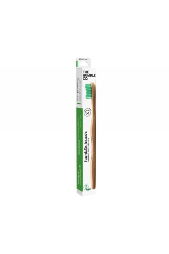 Humble Brush Yetişkin Yumuşak Bambu Diş Fırçası Yeşil - 2