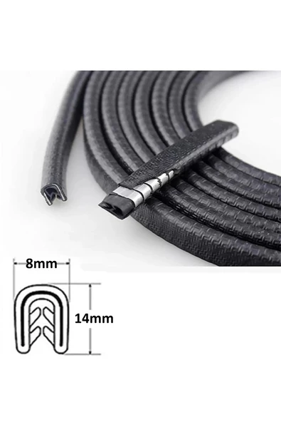 Contacall Bagaj Kaput Fitili Kapı Fitili Sıkıştırma Fitili 5 Metre BKC-148 - 3