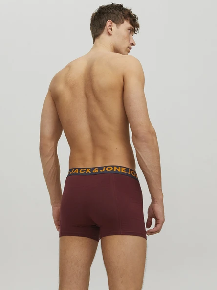 JACK JONES Erkek Pamuklu 3 lü Paket Boxer 12113943 - 5