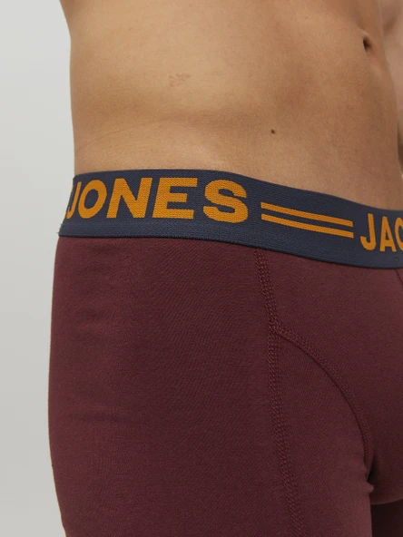 JACK JONES Erkek Pamuklu 3 lü Paket Boxer 12113943 - 6