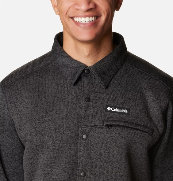 Columbia Sweater Weather™ Shirt Jacket Erkek Polar Ceket AM1376-010 - 5