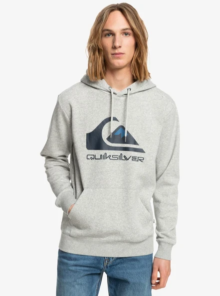 Quiksilver EQYFT04450-SGRH Big Logo Hood Erkek Sweatshirt
