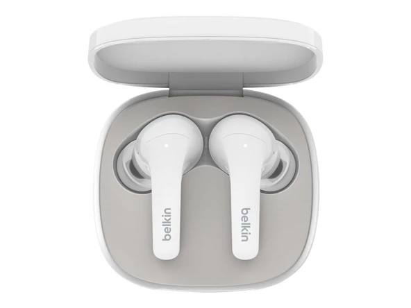 Belkin AUC006 SoundForm Flow Noise Cancelling Kulaklık - Beyaz