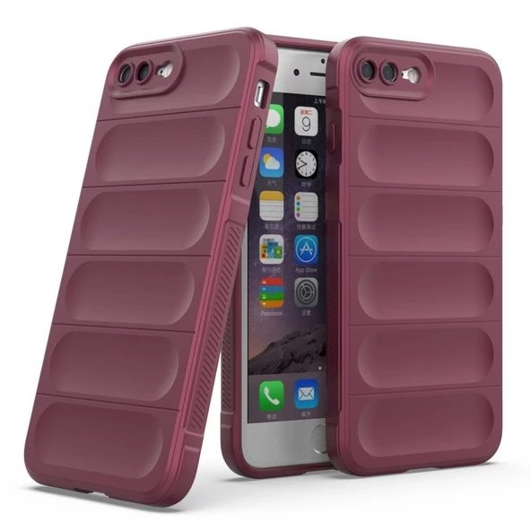 iPhone 7 Plus / 8 Plus Kılıf Optimum Lens Çerçeveli Silikon Kapak - 3