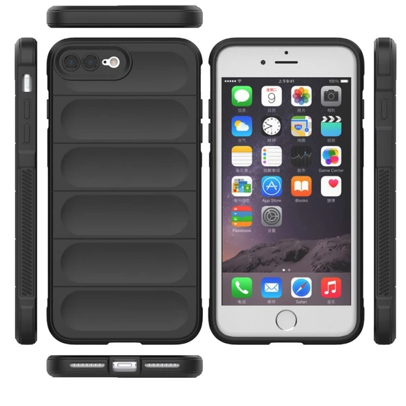 iPhone 7 Plus / 8 Plus Kılıf Optimum Lens Çerçeveli Silikon Kapak - 8