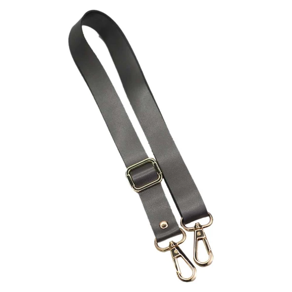 Gold Lüks Kancalı Ayarlanabilir Çanta Askısı - Gri ürün görseli