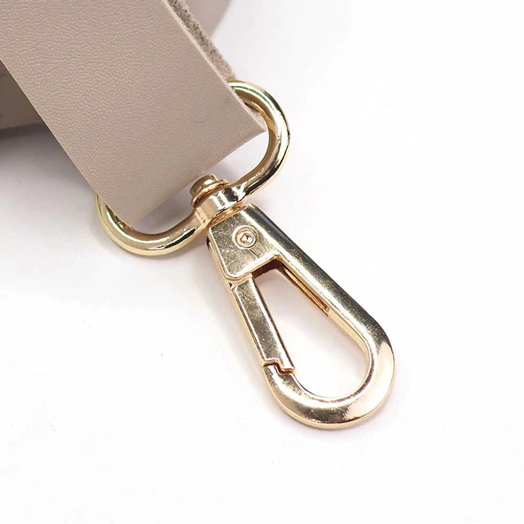 Gold Lüks Kancalı Ayarlanabilir Çanta Askısı - Siyah - Resim 2