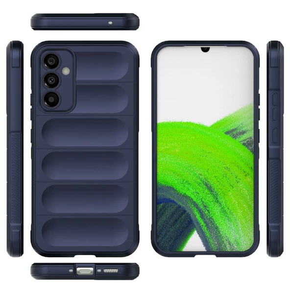 Samsung Galaxy A24 Kılıf Optimum Lens Çerçeveli Silikon Kapak - Resim 8