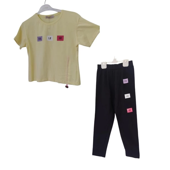 PANDAX COLLEGE BASKILI TAYTLI KIZ ÇOCUK TAKIM - Resim 2