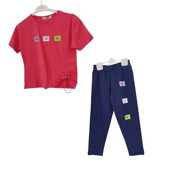 PANDAX COLLEGE BASKILI TAYTLI KIZ ÇOCUK TAKIM - Resim 4