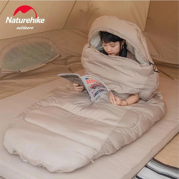 Naturehike PS300 Oval Ultralight Uyku Tulumu -9°C ( Crystalline )  Left - Resim 4