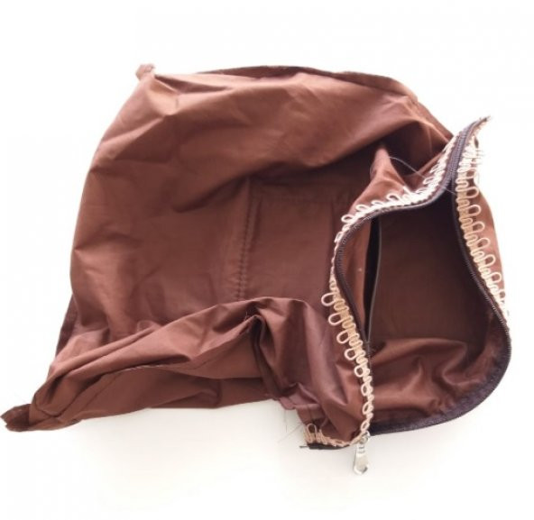Angel Çanta Aksesuar 38X38 Cm, Dikilmiş Halde, Fermuarlı Astar Koyu Kahve