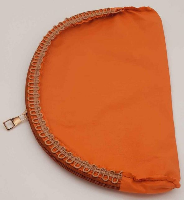 Angel Çanta Aksesuar D Model 30X20 Cm Dikilmiş Fermuarlı Astar Taba Renk