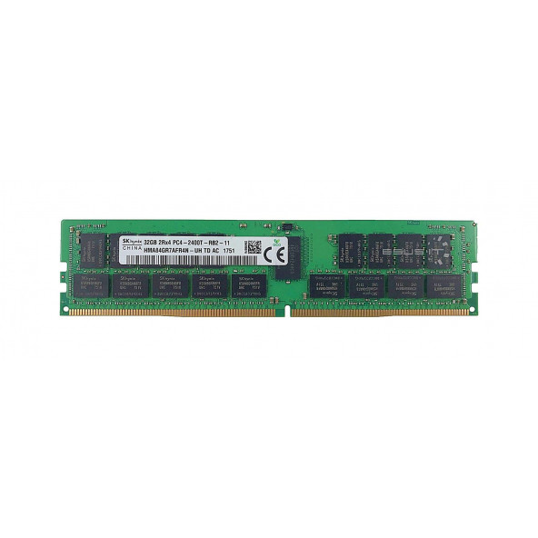 HYNIX HMA84GR7AFR4N-UH 32gb (1x32gb) 2400mhz Pc4-19200 Cl17 Ecc Registered Dual Rank X4 1.2v Ddr4 Sdram 288-pin Rdimm