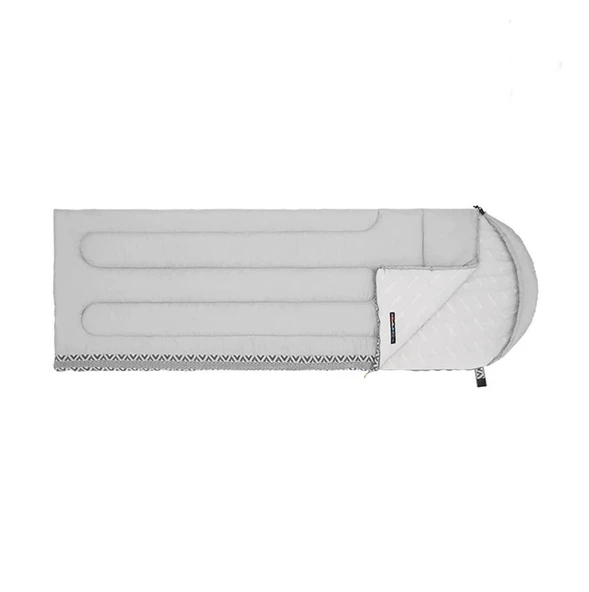 Naturehike L250 Zarf Tarzı Kapüşonlu Uyku Tulumu -10°C Gri Left - 4