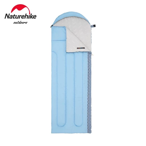 Naturehike L250 Zarf Tarzı Kapüşonlu Uyku Tulumu -10°C  Mavi Right