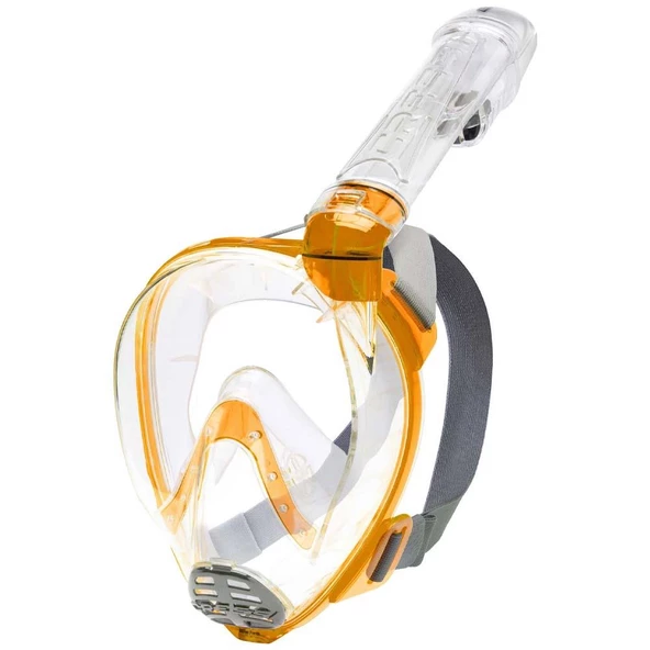Cressi Baron Çocuk Tam Yüz Maske  CLEAR-ORANGE