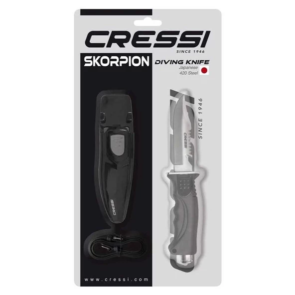 Cressi Skorpion Dalış Bıçağı  BLACK - 7