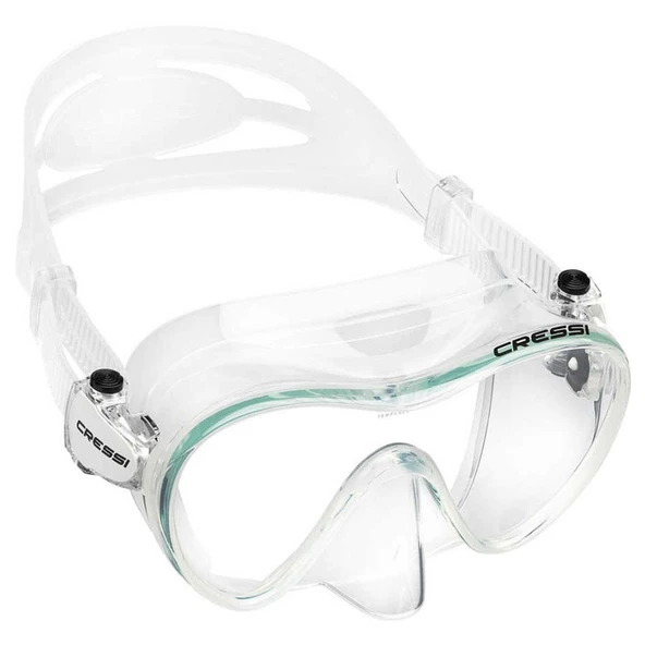 Cressi F1 Frameless Dalış Maskesi  CLEAR-CLEAR YETİŞKİN