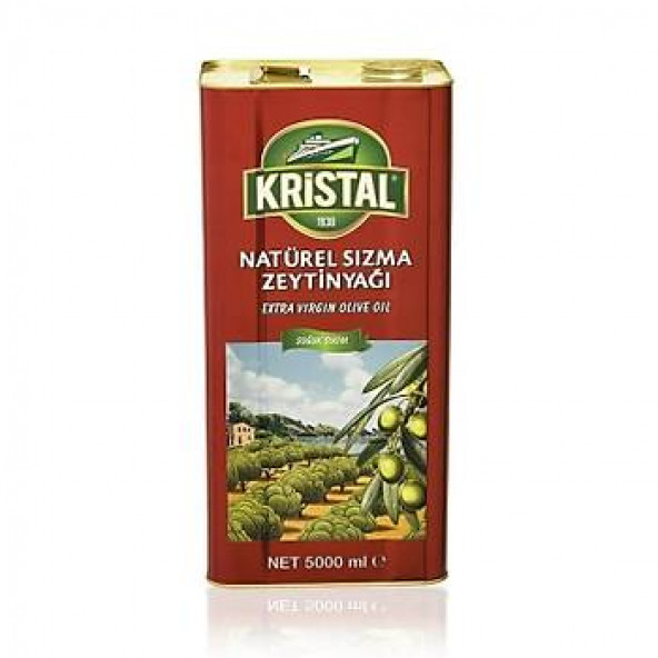 Kristal Naturel Sızma Zeytinyağı 5 lt