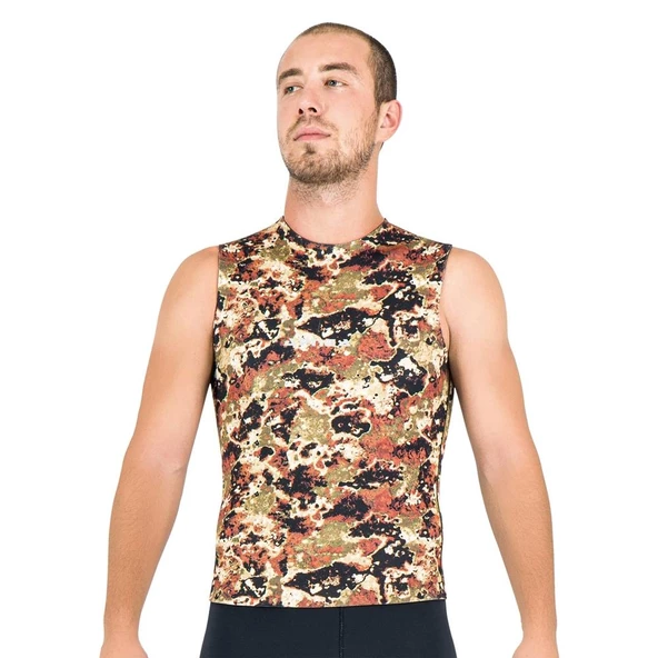 Apnea İç Yelek Kahve Kamuflaj 3MM M - 2