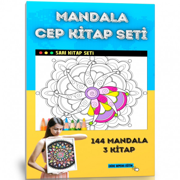 Mandala Cep Kitap Seti (Sarı Serisi)