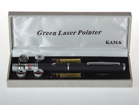Yeşil Lazer Pointer 8000 mW  5 Başlıklı - 4