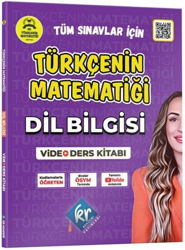 TYT AYT KPSS Dil Bilgisi Türkçenin Matematiği Video Ders Kitabı KR Akademi