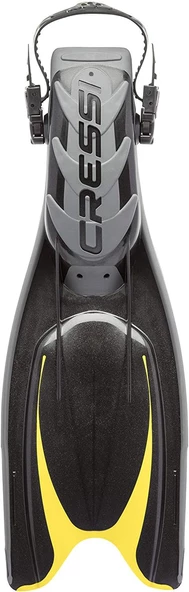 Cressi Frog Plus Dalış Paleti  BLACK-YELLOW NO:44-47 - 4