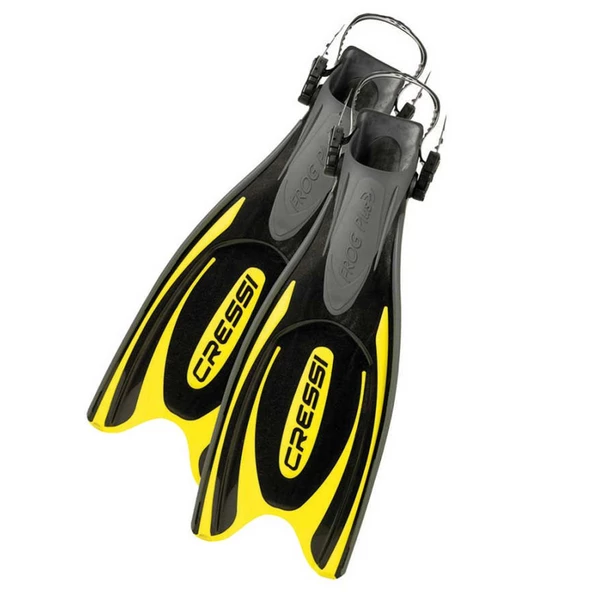 Cressi Frog Plus Dalış Paleti  BLACK-YELLOW NO:44-47