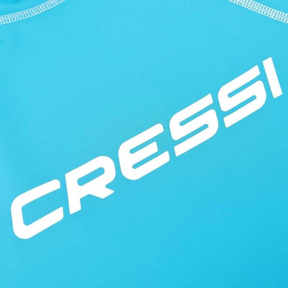 Cressi Rash Guard Lady Kısa Kollu T-Shirt  AQUAMARINE NO:3 - M - 6