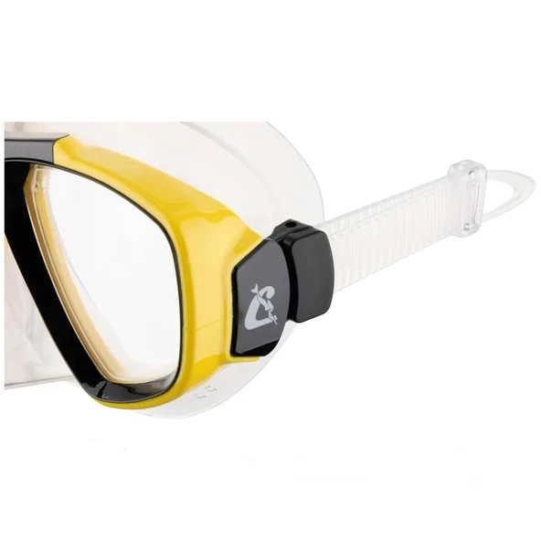 Cressi Focus Dalış Maskesi  CLEAR-YELLOW - 5