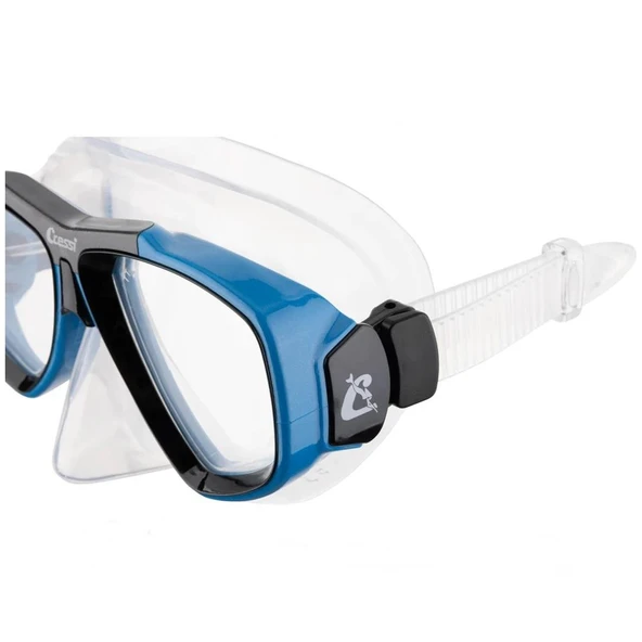 Cressi Focus Dalış Maskesi  CLEAR-BLUE - 5